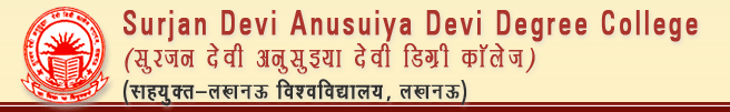 Surjan Devi Anusuiya Devi Degree College Lucknow: Uttar Pradesh 2 Surjan Devi Anusuiya Devi Degree College